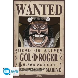 One Piece Wanted Gol D. Roger Plakát