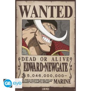 One Piece Wanted Edward Newgate (Whitebeard) Plakát
