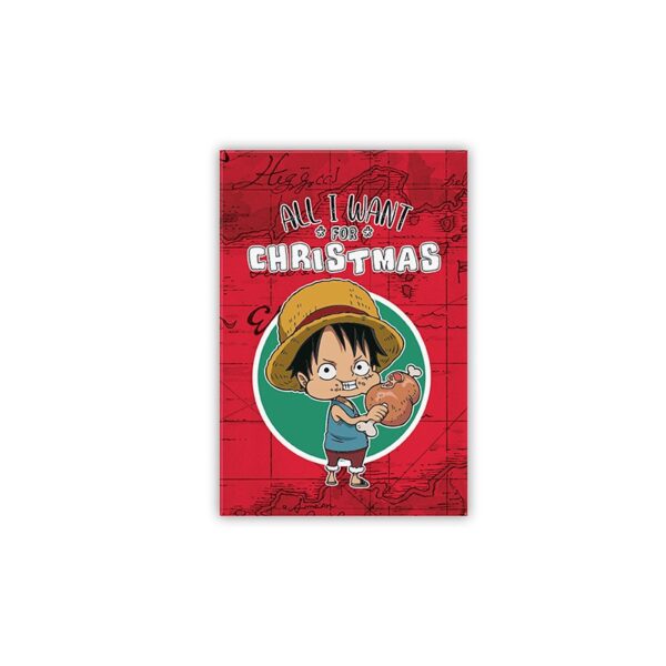 One Piece ALL I WANT FOR CHRISTMAS Magnet