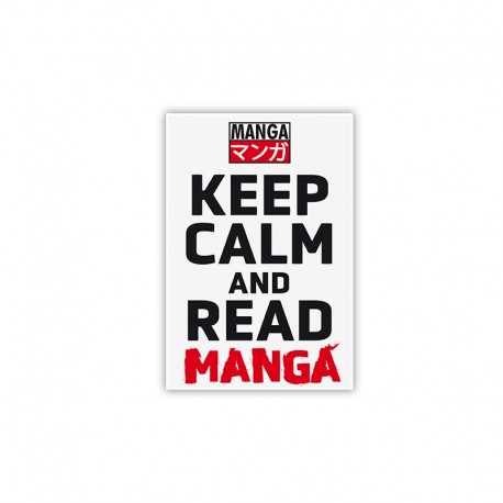 Keep Calm And Read Manga Magnet