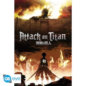 Attack on Titan Key Art Plakát